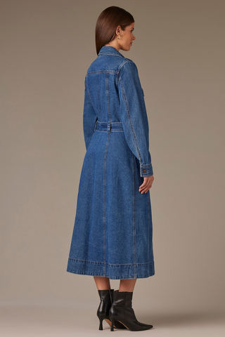 Button Down Denim Dress