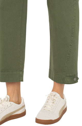 Utility Crop Cargo Pants With Tab Hem 26"