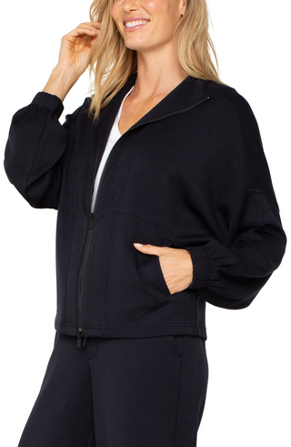Zip Up Funnel Neck Jacket