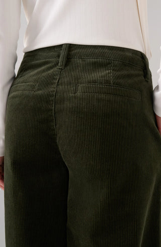 Crop Wide Leg With Pintucks