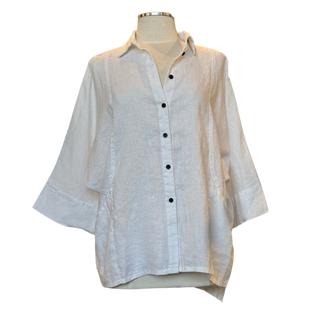 Linen Contrast Button Shirt