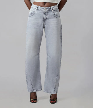 Lennox High Rise Barrel Jean