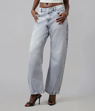 Lennox High Rise Barrel Jean