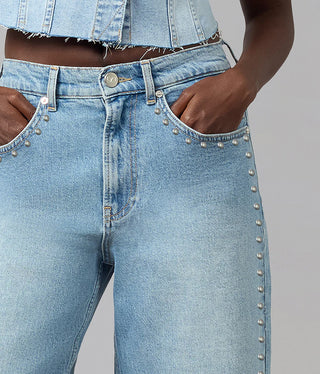 Milan Ultra High Rise Wide Leg Jean 32"