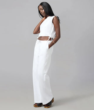 Remy Mid Rise Cotton Twill Pant