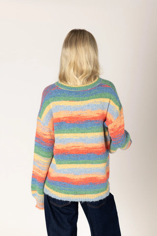 Abba Novelty Striped Sweater