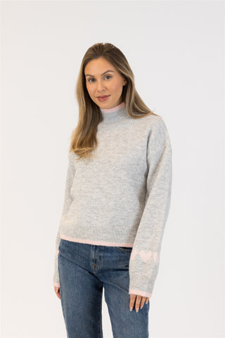 Macy Eco Mock Neck Sweater