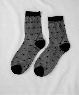 Sheer Dot Sock