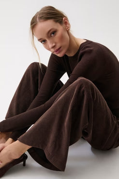 Jadyn Corduroy Palazzo Jean