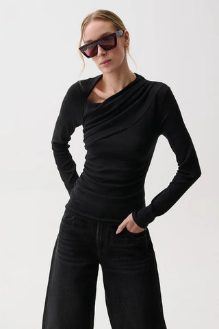 Lena Asymmetrical Knit Top