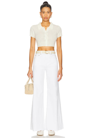 Izzy Mid Rise Wide Leg Pant