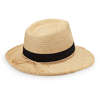 Paloma Light Fraying Brim Fedora