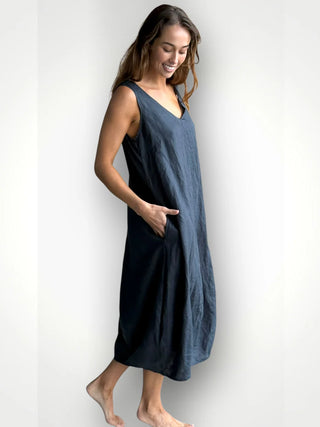 Amber Linen Dress