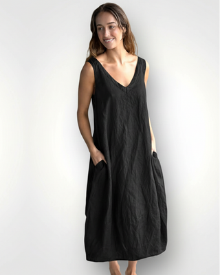 Amber Linen Dress