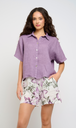 Violet / Green Floral