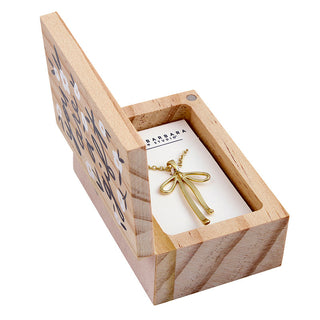 Treasure Box Bow Necklace