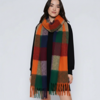 Super Soft Checkered Scarf