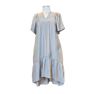 V Neck Lyocell Dress