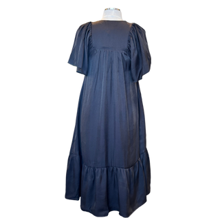 V Neck Lyocell Dress