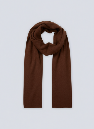 Violeta Cashmere scarf in the colour coffee