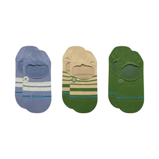 Womens Racer No Show Socks 3 Pack