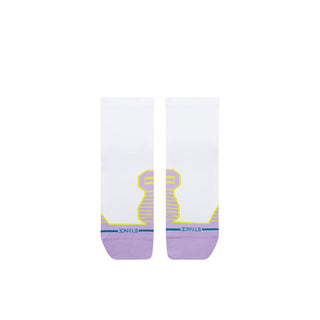Orchid Quarter Socks