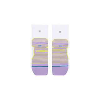 Orchid Quarter Socks