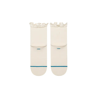 Womens Ruffle Icon Quarter Socks