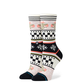 Womens Winter Bloom Crew Socks