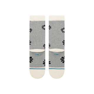 Floral Stitch Crew Socks