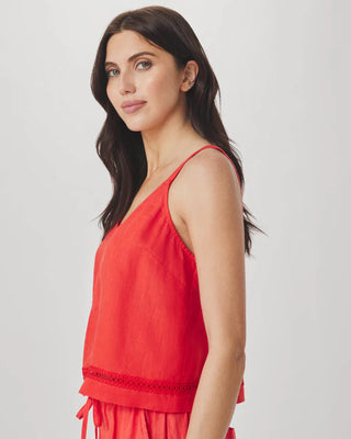Stella Linen Trim Tank