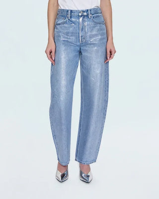 Wes High Rise Barrel Jean