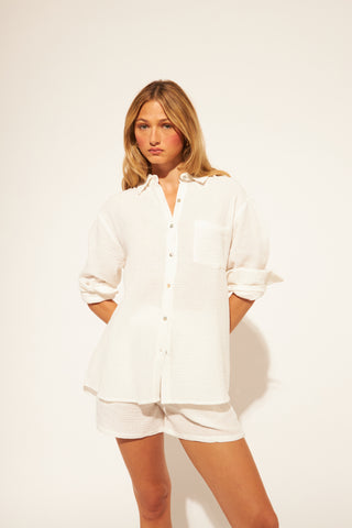 Wyatt Button Down Top