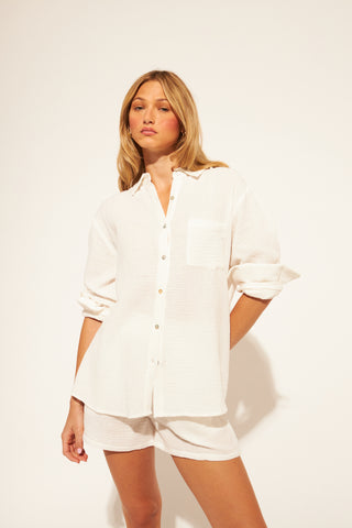 Wyatt Button Down Top