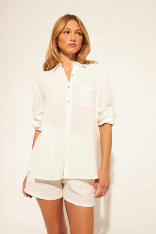 Wyatt Button Down Top