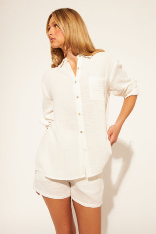 Wyatt Button Down Top