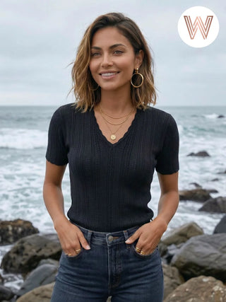 Ella V-neck Tee