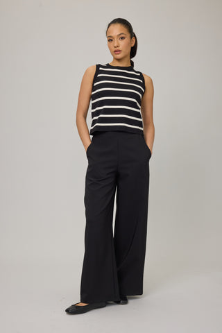 Striped Knit Vest