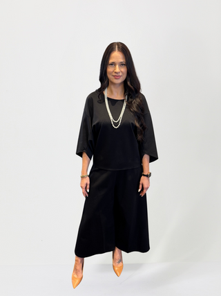 Yareli Punta Milano Stretch Culottes