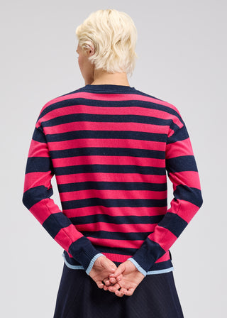Multi Stripe Crew
