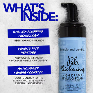 Thickening High Drama Styling Hair Foam