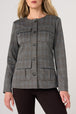 Black Herringbone