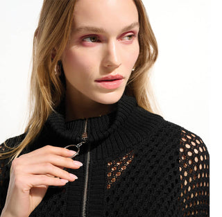 Zipper Closure Relaxed Fit Top