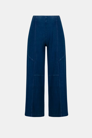 Denim Culotte Pull-on Pant