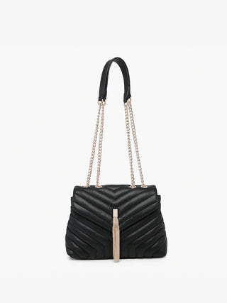 Thea Chevron Pattern Crossbody