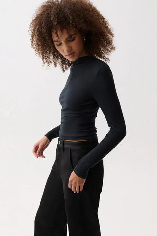 Dara Funnel Neck Top