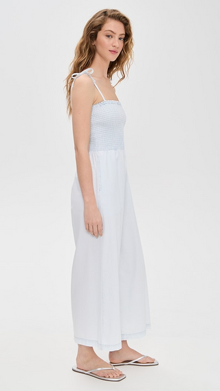 Indigo Stripe Jumpsuit