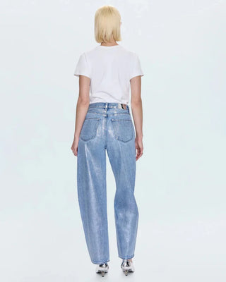 Wes High Rise Barrel Jean