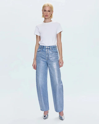 Wes High Rise Barrel Jean