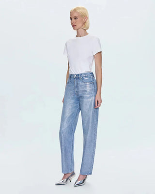 Wes High Rise Barrel Jean